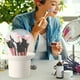 thumbnail image 1 of Fiudx Ofertas flash del día Organizador de escritorio con compartimento para brochas de maquillaje, lápiz labial, para tocador de dormitorio, 1 of 6
