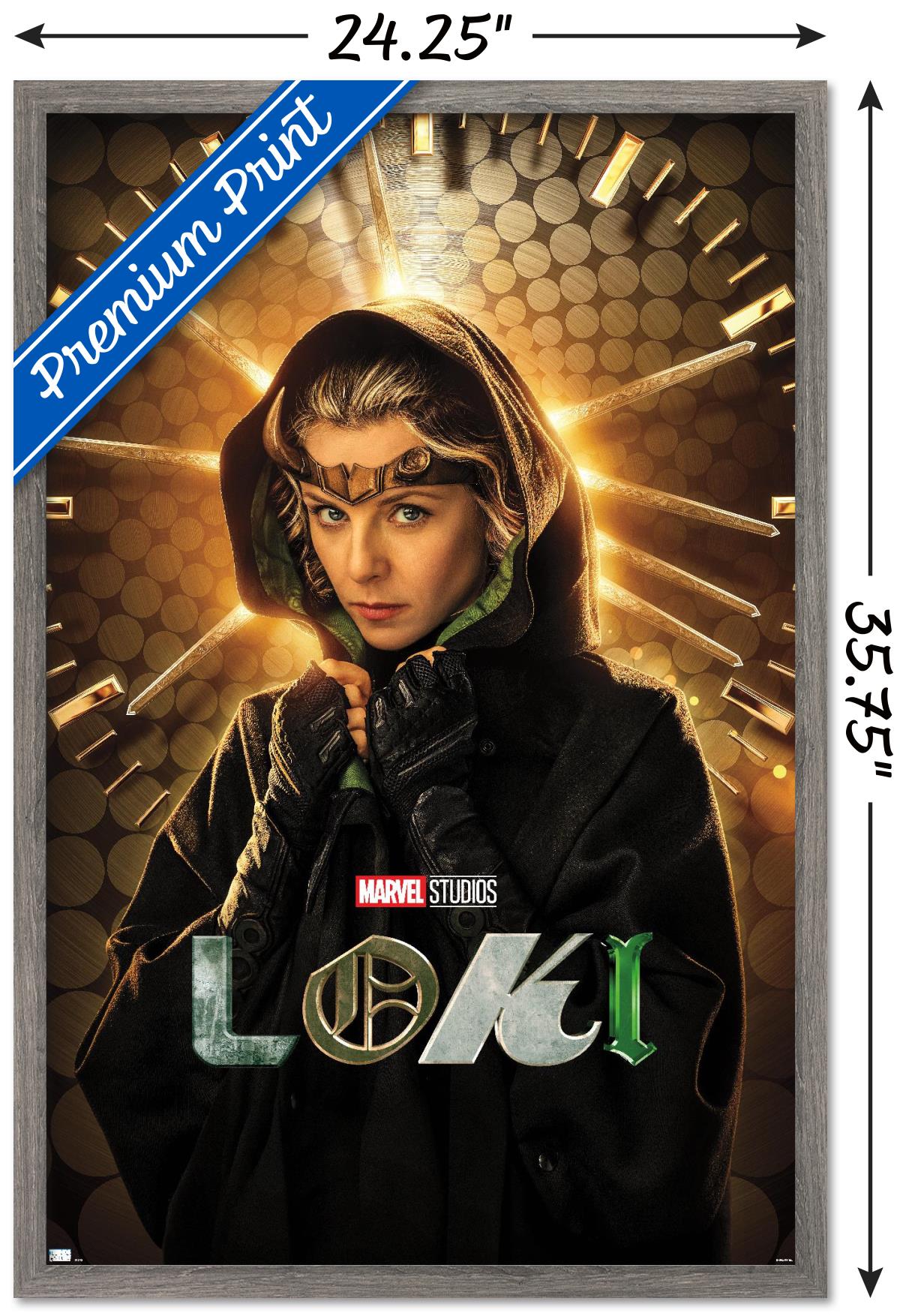 Marvel Loki - Sylvie One Sheet Wall Poster, 22.375" x 34", Framed