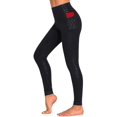 thumbnail image 3 of High Waisted Leggings for Women Tummy Control Workout Running Yoga Pants with Pockets, 3 of 7