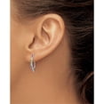 thumbnail image 3 of Sterling Silver Rhodium-Plated Colorful Cz Ear Climbers (20.3 X 1.96) Made In China qe14453, 3 of 5
