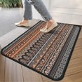 thumbnail image 4 of Black Geometric and Floral Pattern Door Rugs,Washable Non Slip Door Mats Indoor,Decorative Door Mats,Entry Mat Indoor for Entrance,Bedroom,Kitchen,Bathroom,30"x17", 4 of 6