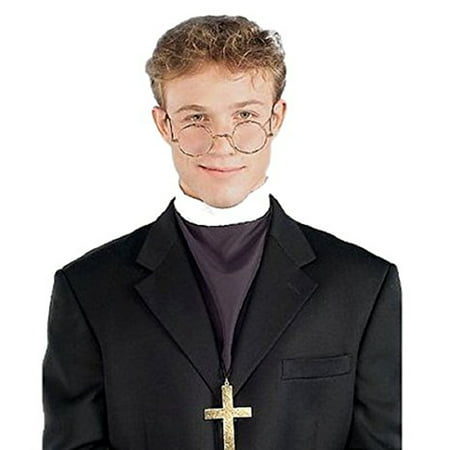 Clerical Priest Collar Costume Accessory