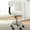 White, variant on Office Drafting Chair with Back Support and Footrest Multi-Purpose Office Desk Chair, Home Chair Thick Seat Cushion for Home Bar Kitchen Shop, Black