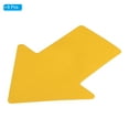 thumbnail image 3 of 6x4.7" Arrow Sticker Directional Sign Frosted Finish Adhesive Removable Floor Decal, Yellow, 8 Pack, 3 of 5