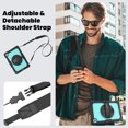 thumbnail image 7 of Case for Lenovo Tab 10.1 inch 2025 Release (TB-311FU/TB-311XU) with Screen Protector, 360 Degree Rotating Kickstand Hand Strap Heavy Duty Shockproof Cover with Shoulder Strap, Sky Blue PC, 7 of 7