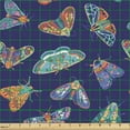 thumbnail image 2 of Ambesonne Animals Fabric by the Yard Upholstery, Different Kind Butterflies, 2 Yards, Multicolor, 2 of 5