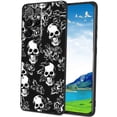 thumbnail image 1 of Compatible with Samsung Galaxy S23 Ultra Phone Case, Skull-2 Case Silicone Protective for Teen Girl Boy Case for Samsung Galaxy S23 Ultra, 1 of 1