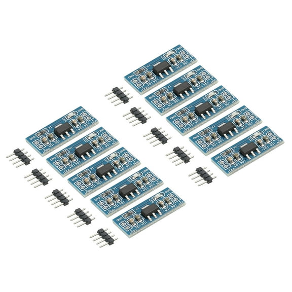 Uxcell DC-DC Buck Converter Voltage Regulator AMS1117 2.5-12V to 1.2V 0.8A Blue with Frequency Pin Pack of 10