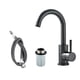 thumbnail image 3 of Grifo de acero inoxidable Grifo de monomando perfecl Grifo de lavabo de baño negro, 3 of 8