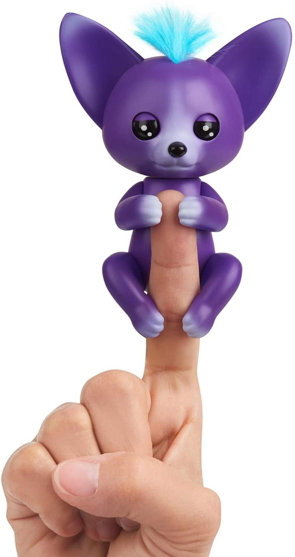 Fingerlings Interactive Baby Fox Sarah Purple & Blue WowWee for sale online 