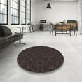 thumbnail image 3 of Ahgly Company Indoor Rectangle Patterned Black Bean Brown Area Rugs, 6' x 9', 3 of 6