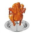 thumbnail image 2 of Stainless Steel Chicken Rack, Vertical Chicken Rack, Non-stick Chicken Roaster, Vertical Roasting Racks, Non-stick Chicken Roaster, For Oven, Barbecue, 2 of 4