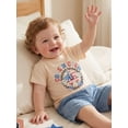 thumbnail image 4 of BemeyourBBs Cousin Crew Shirt Romper Baby and Toddler Matching Shirt Outfits Baby Girl Boy 4th of July Outfit Patriot Independence Day Clothes Short Sleeve Letter Star Print Summer T Shirt Top, 4 of 9