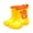 Yellow, variant on Ketyyh-chn99 Rain Boots Toddler Waterproof Shoes Kids Toddler Kids Waterproof Light Up Rain Boots Patterns And Glitter Boots with Handles for Boys Girls Size for US 4,Green