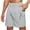 Light Gray, variant on Men's Hiking Cargo Shorts Quick Dry Outdoor Travel Shorts for Men with Four Zippered Pockets and Reinforced Seams for Fishing Camping Casual Army Green L