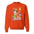 thumbnail image 1 of Wild Bobby, Betty Boop Island Girl Paradise Betty Boop Unisex Crewneck Sweatshirt, Orange, X-Large, 1 of 5