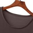 thumbnail image 3 of Ohufall Womens Modal Pj T-Shirts Classic Solid Round Neck Pajama Tops Summer Casual Light Short Sleeve Sleepwear Tees Soft Comfy Loungewear Undershirt for Women, 3 of 7
