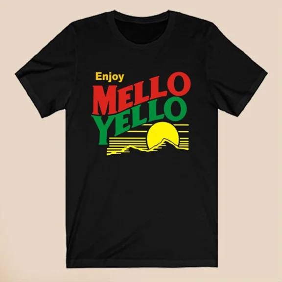 RARE Enjoy Mello Yello Men's Black Size S-5XL