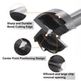 thumbnail image 4 of 2 Pack Forstner Drill Bit 1-1/4"(32mm) High-Speed Steel Multi-tooth Forstner Bit for Wood Plywood Plastic Drill Tool, 4 of 6
