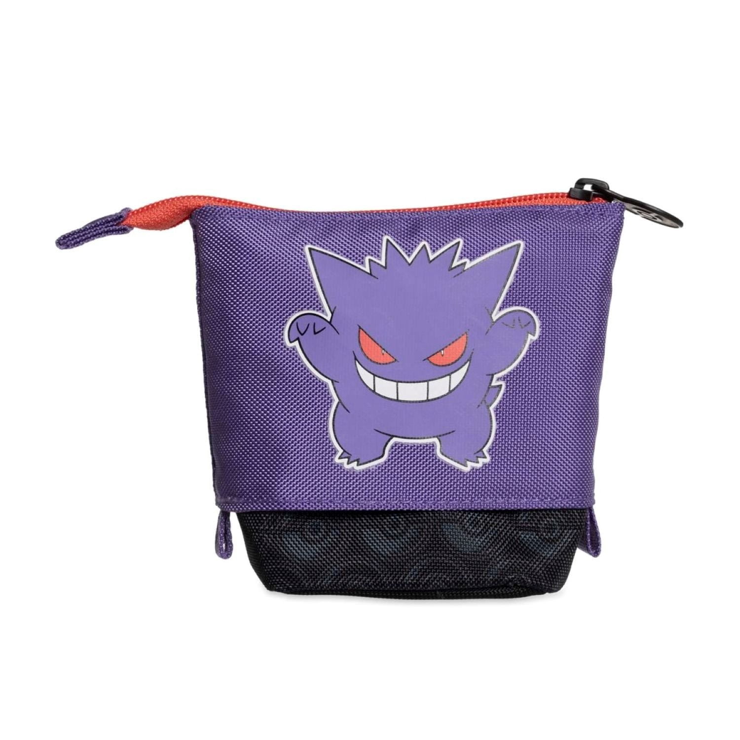 Pokémon Center Gengar Pencil Case – Official Licensed Zip Pouch with Expandable Base, Item Dimensions: 4.9 x 2.4 x 6.7 IN