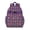 Purple-15, variant on Sea Life Students Backpack With Nautical Crab, Tropical Watercolor Cartoon Vintage Ocean Marine Beach Colorful Design