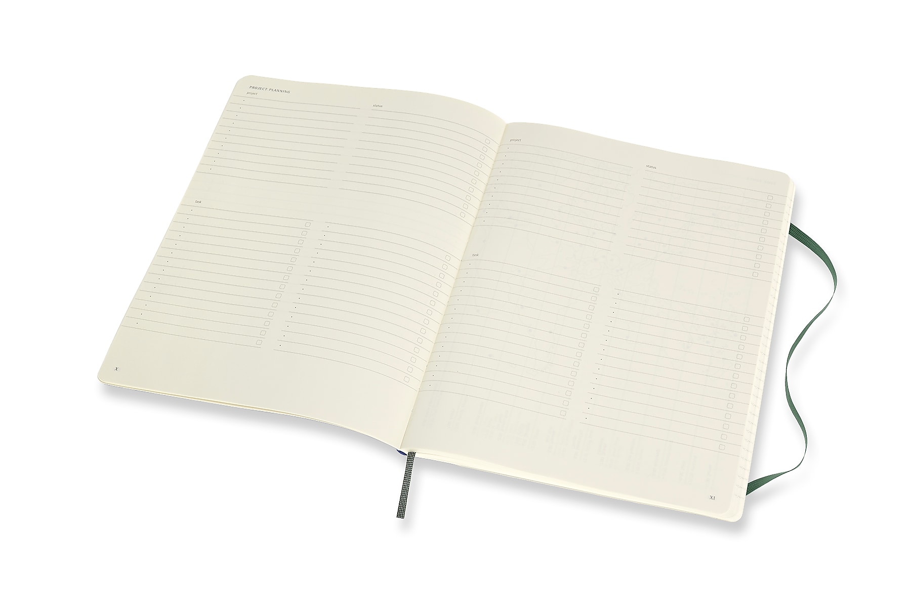 MOLESKINE PROFESSIONAL NOTEBOOK XL FOREST GREEN