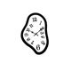 thumbnail image 5 of Reloj de pared derretido, reloj colgante, decorativo, para dormitorio, regalo, oficina, silencioso. 30 cm x 195 cm, 5 of 9