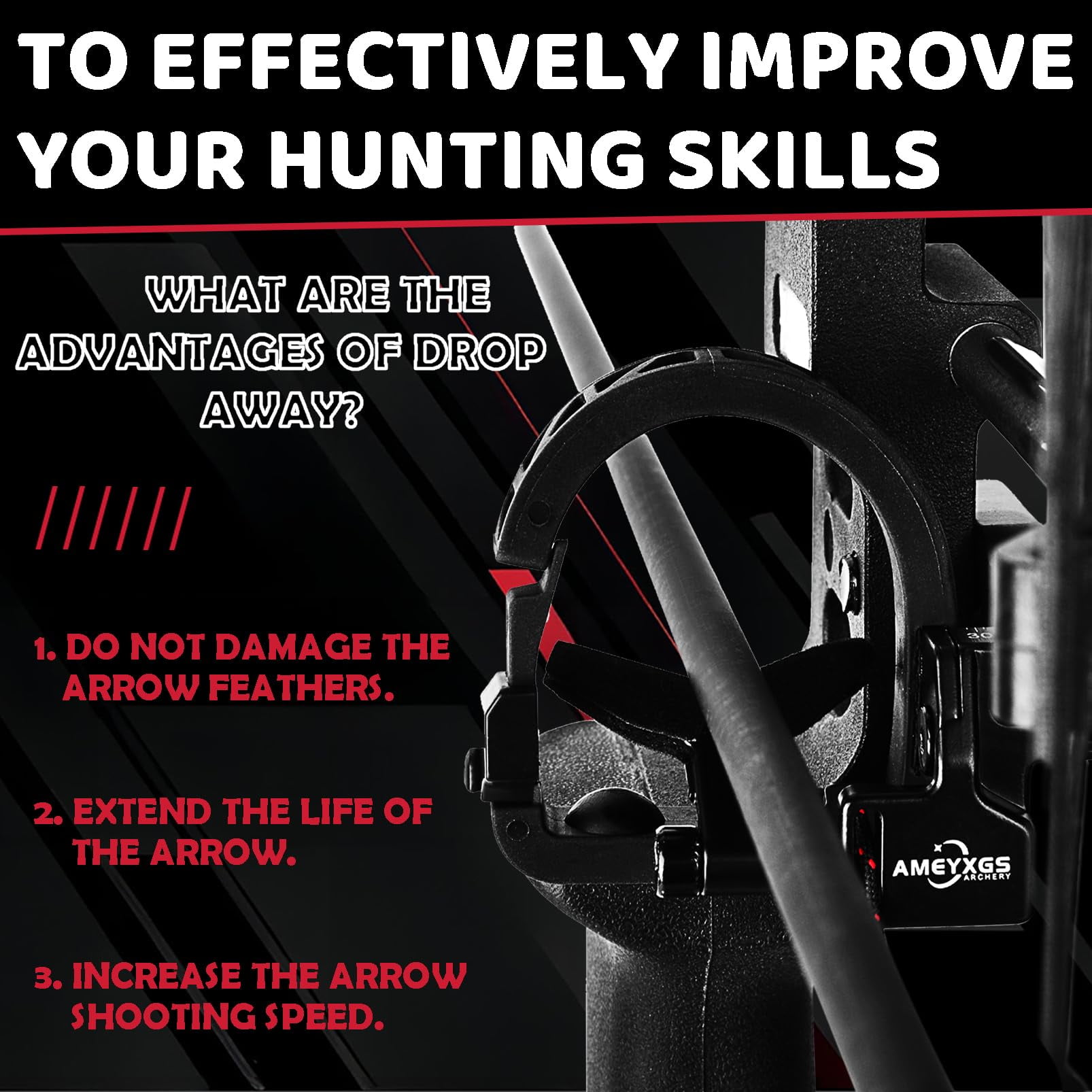 Adjustable Metal Arrow Rest for Compound Bows – Right Hand Lightweight Aluminum 0.2 lbs