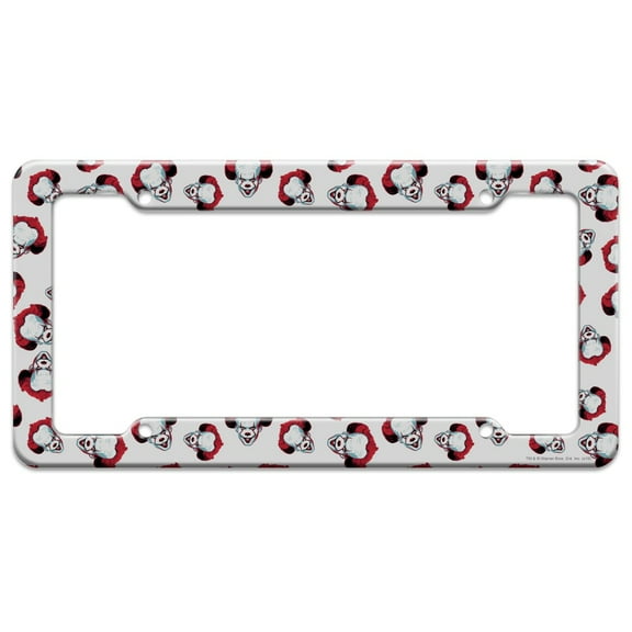 IT Pennywise Come Home License Plate Tag Frame