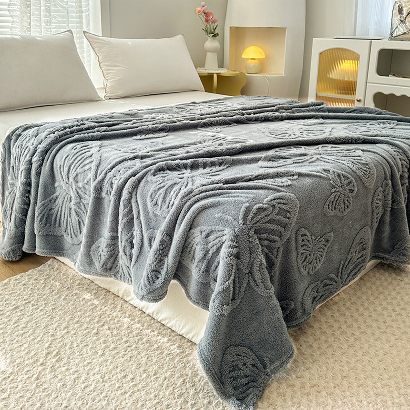cvlncycling Quilts for Queen Bed Clearance,Double Sided Cold Effect Blanket Cooler Fiber Ice Blanket,Lightweight Summer Quilt Full/Queen,For Hot Sleepers And Night Sweats