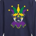 thumbnail image 3 of Instant Message - Mardi Gras Pug - Toddler & Youth Long Sleeve Graphic T-Shirt, 3 of 6