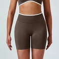 thumbnail image 4 of Delayuji Womens Yoga Short Workout Shorts Scrunch Seamless Gym Yoga Biker Shorts Running Active Fitness Short, 4 of 5