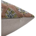 thumbnail image 3 of Handcrafted Duck Canvas Pillow Covers by Fabdivine, Hand block prints, 16X16, Betal leaf, 3 of 4
