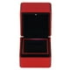 thumbnail image 1 of Caja de terciopelo para anillos con luz LED, ecológica, segura, sin venenos, diseño elegante, ambiente romántico, caja para anillos de compromiso, color rojo, 1 of 14