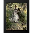 thumbnail image 2 of Renoir, Pierre-Auguste 14x18 Black Modern Framed Museum Art Print Titled - The Lovers, 2 of 5