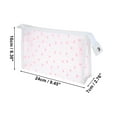 thumbnail image 2 of 1 Pc Women Durable Flower Cosmetic Bag for Vacation Outdoor Activities Gym Pink EVA, 2 of 4