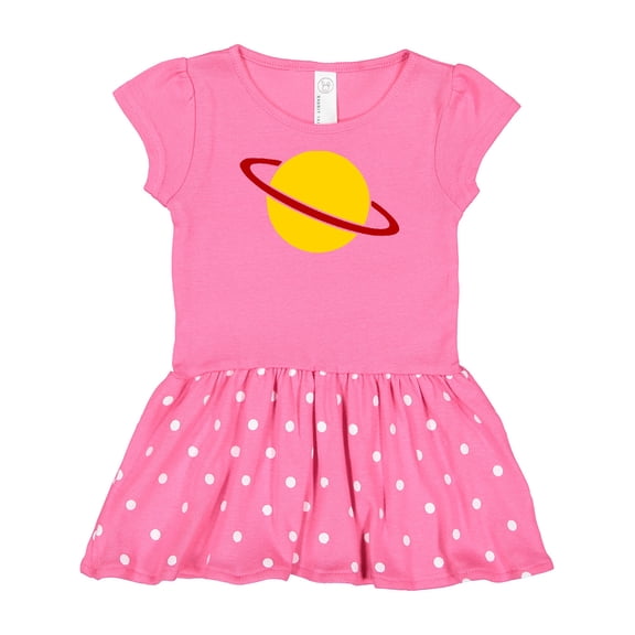 Inktastic Cute Saturn Gift Baby Girl Dress