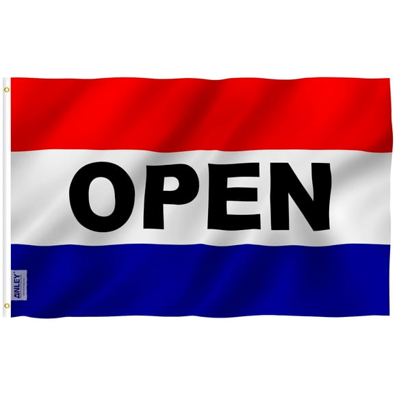 Anley Fly Breeze 3x5 Foot Business Open Flag