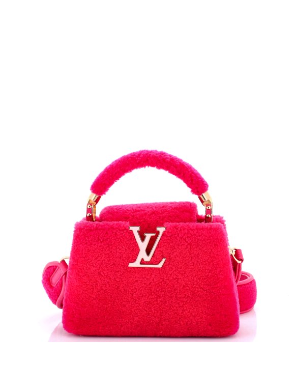 Pre-Owned Capucines Bag Shearling Mini By Rebag