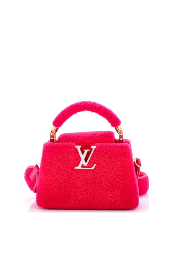 Pre-Owned Capucines Bag Shearling Mini By Rebag