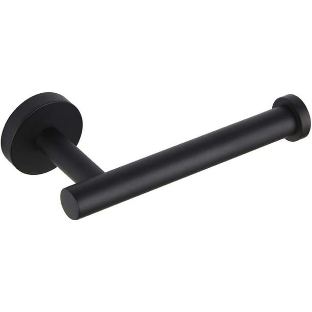 Bathroom Toilet Paper Holder SUS 304 Stainless Steel Matte Black Tissue Paper Roll Holder Wall