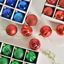 Christmas Tree Shaped Plating Ball Hanging Plastic Ball Christmas Ornaments Scene Arrangement