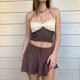 thumbnail image 5 of Tops de Crochet con Cuello Halter para Mujer, Camisetas Sin Mangas de Punto, Camisola Corta de Verano Y2K, Chaleco. Crema L, 5 of 8