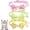 Flower & Bee, variant on Cat Collar with Bow Tie and Bell - 3 Pack Cute Cat Collars Breakaway with Food Pattern, Cute Adjustable Kitten Collar with Safety Buckle for Girls Boys Kitty