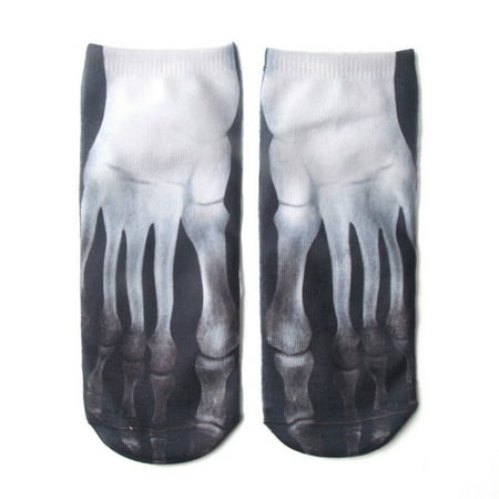 

Cara Lady Casual Work Business Socks 3D Wacky Cartoon Animals Printing Medium Sports Socks
