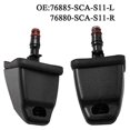 thumbnail image 2 of New Left & Right Side Headlight Washer Nozzle for HONDA CRV 2002-2006 76885-SCA-S11 76880-SCA-S11, 2 of 5