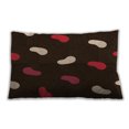 thumbnail image 1 of Ahgly Company Patterned Indoor Rectangular Black Bean Brown Lumbar Throw Pillow, 13 inch by 19 inch, 1 of 5