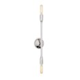 thumbnail image 4 of Regina Andrew 15-1224PN Cobra 2 Light 22" Tall Wall Sconce - Nickel, 4 of 7
