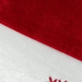 thumbnail image 6 of Northlight 19" Red and White Velvet Embroidered Snowflake Christmas Stocking, 6 of 6