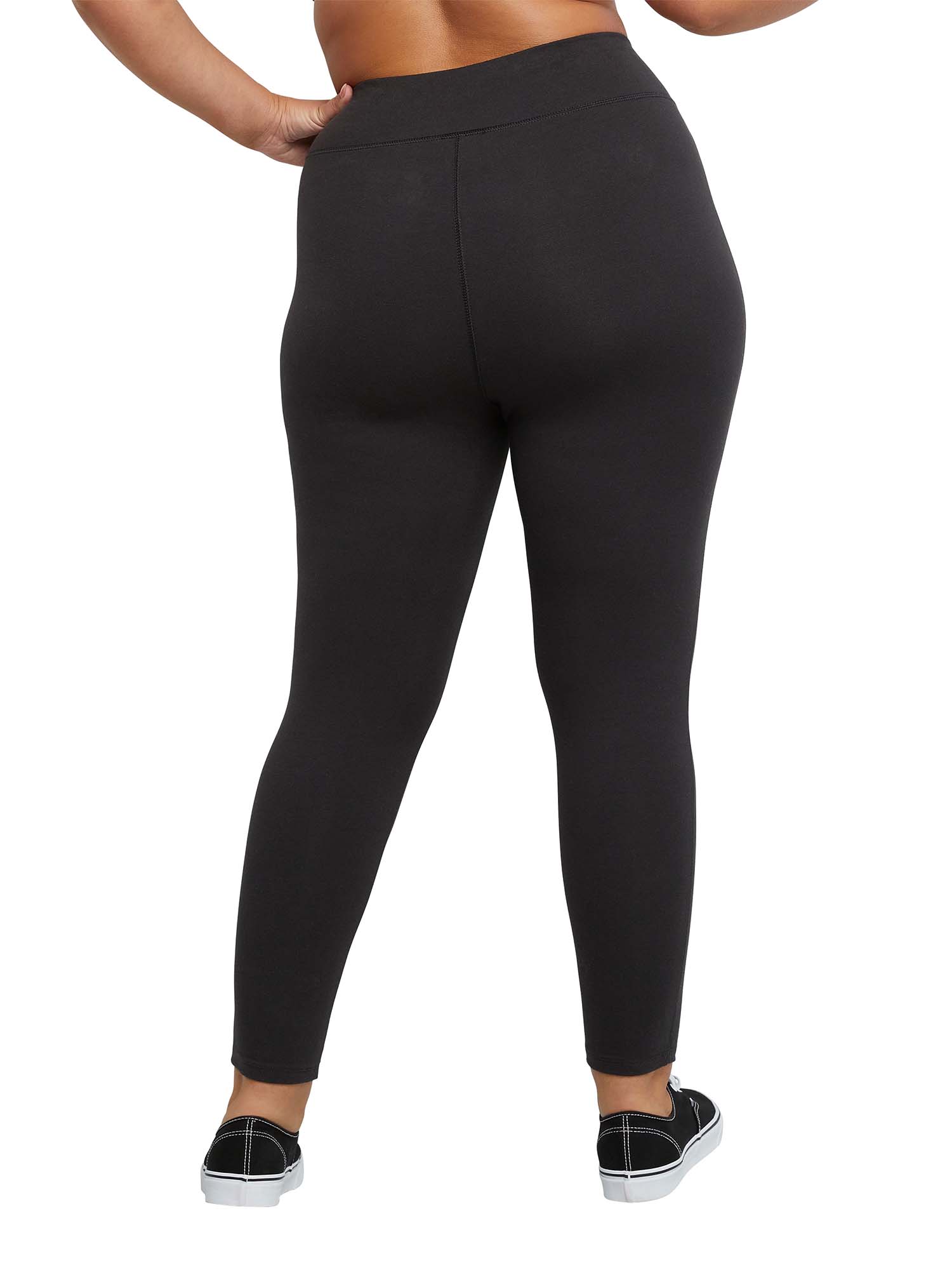 JMS by Hanes Women's Plus Size Stretch Jersey Legging - image 3 of 6